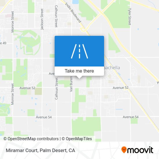 Miramar Court map