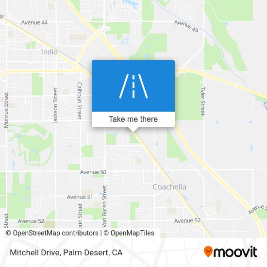 Mapa de Mitchell Drive