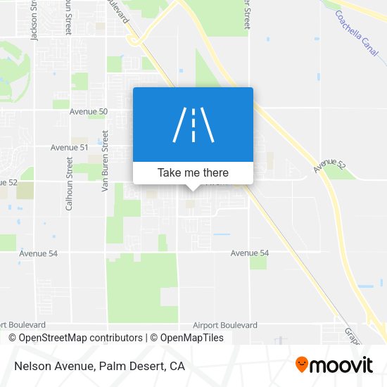 Nelson Avenue map