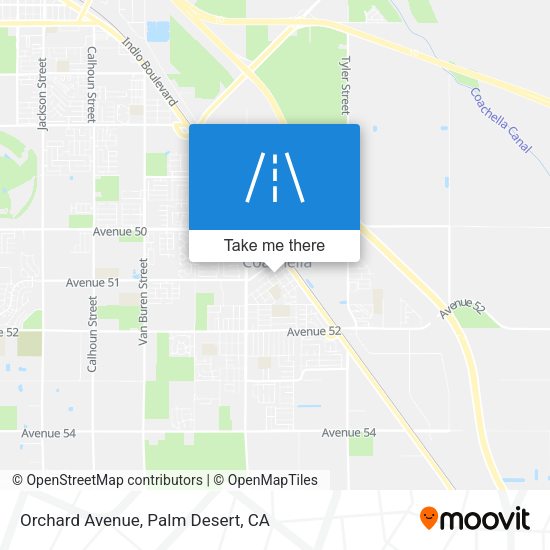 Orchard Avenue map