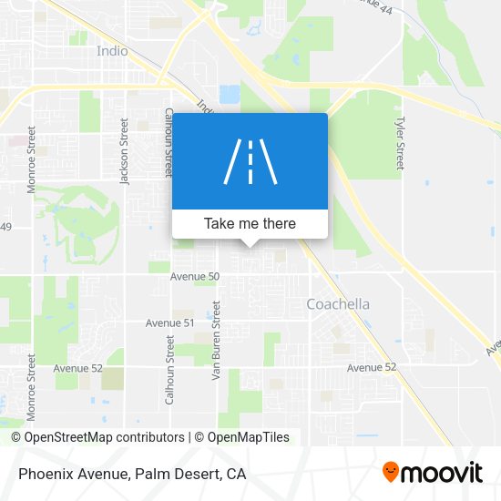 Mapa de Phoenix Avenue