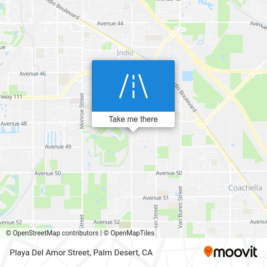 Mapa de Playa Del Amor Street