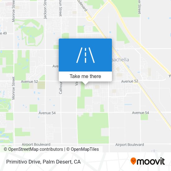 Primitivo Drive map