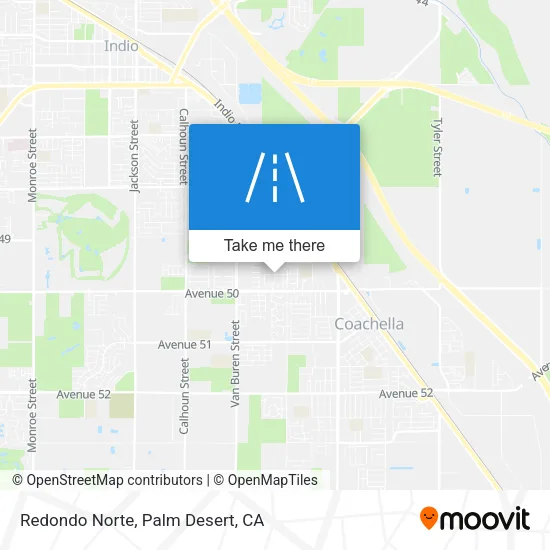 Redondo Norte map