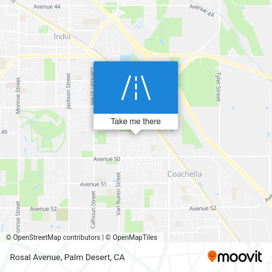 Mapa de Rosal Avenue