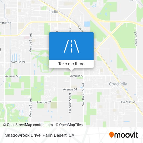 Shadowrock Drive map
