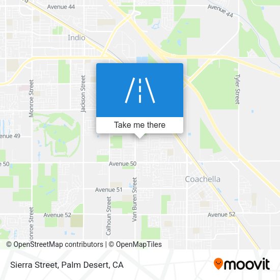 Sierra Street map