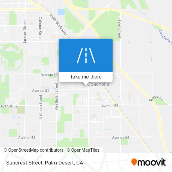 Suncrest Street map