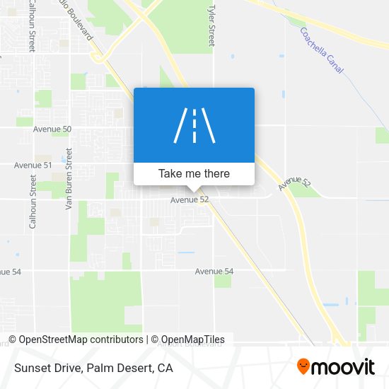 Mapa de Sunset Drive