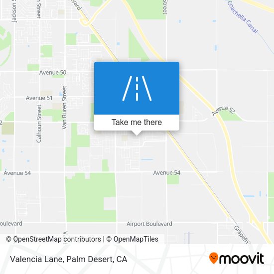 Mapa de Valencia Lane
