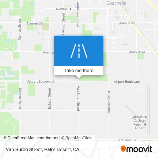 Mapa de Van Buren Street