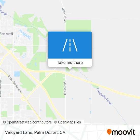 Vineyard Lane map