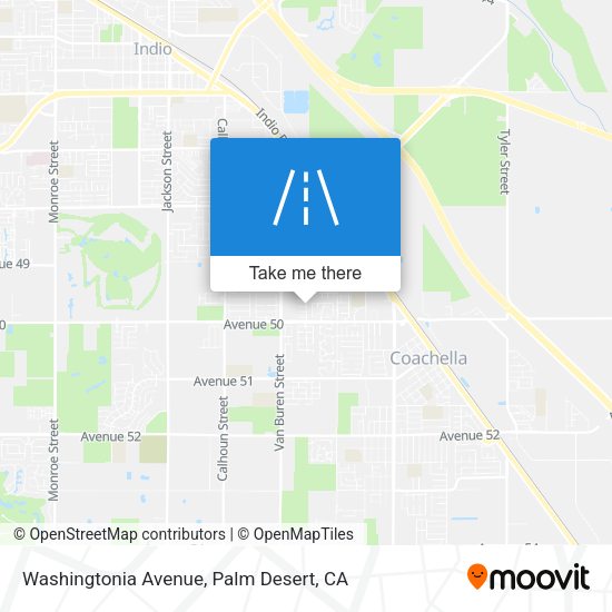 Washingtonia Avenue map