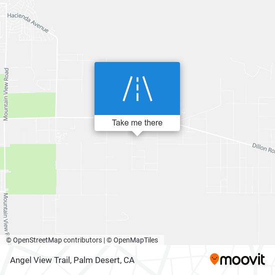 Angel View Trail map