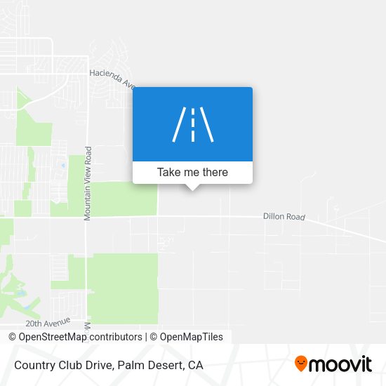 Country Club Drive map