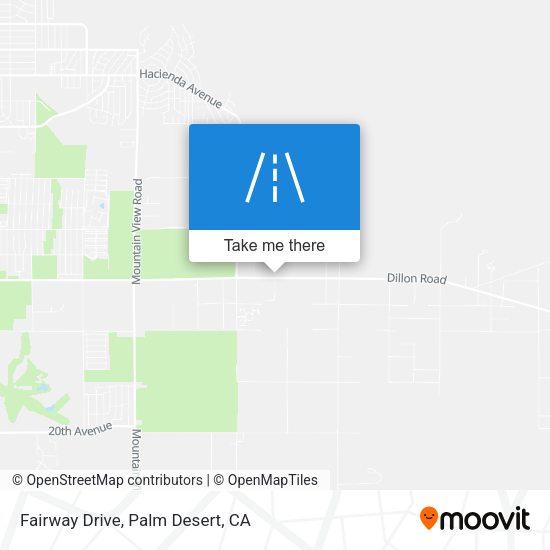 Fairway Drive map