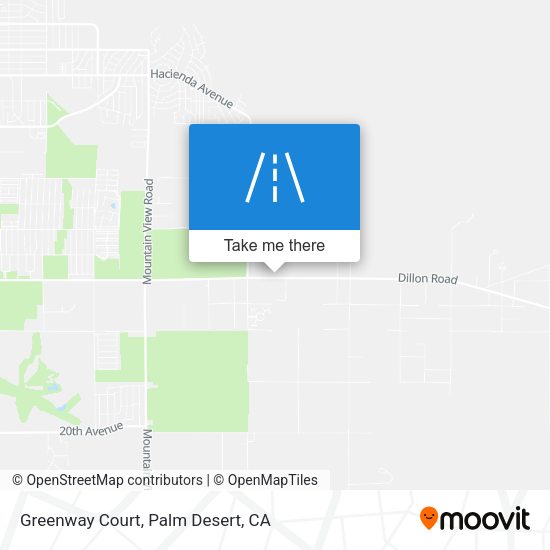 Greenway Court map