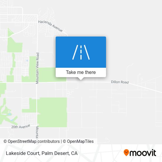Mapa de Lakeside Court