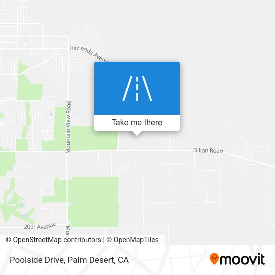 Poolside Drive map