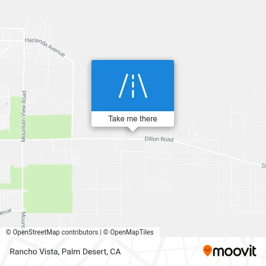 Rancho Vista map