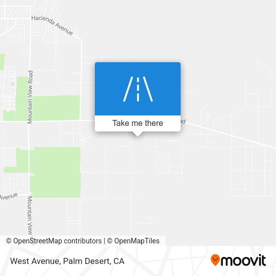 Mapa de West Avenue