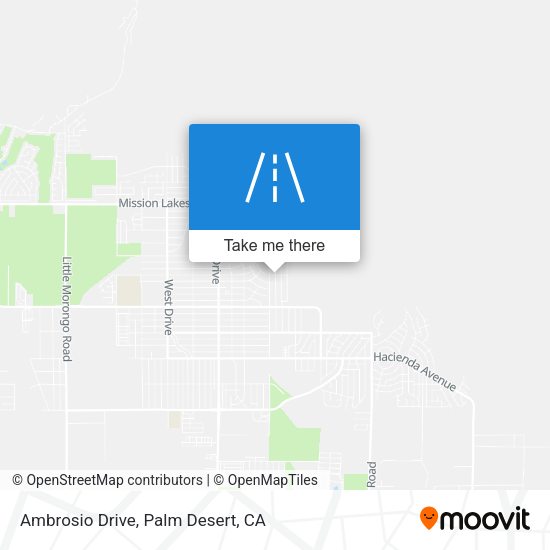 Ambrosio Drive map