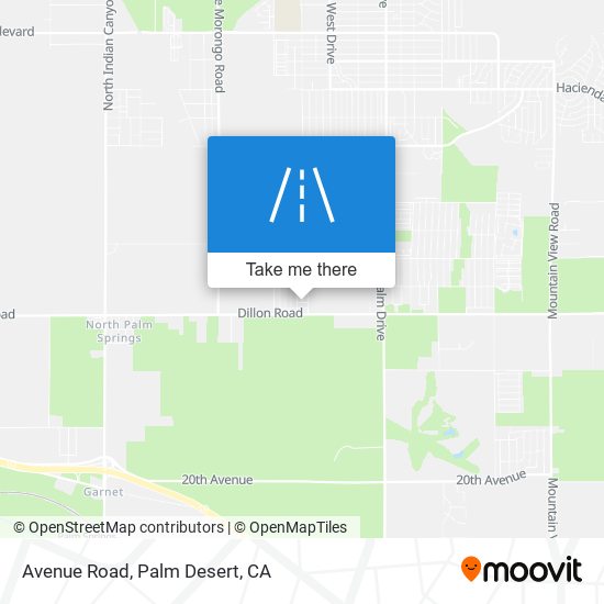 Mapa de Avenue Road