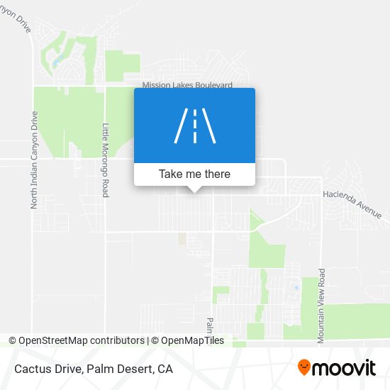 Cactus Drive map