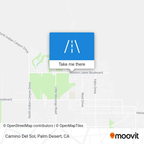 Camino Del Sol map