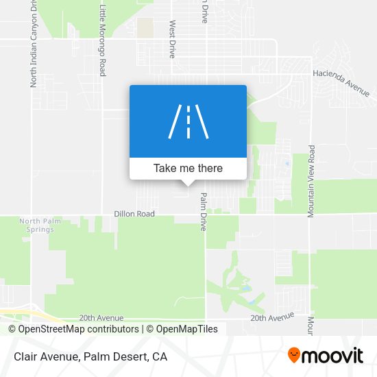 Mapa de Clair Avenue
