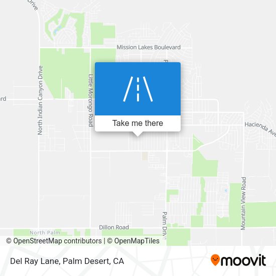 Mapa de Del Ray Lane