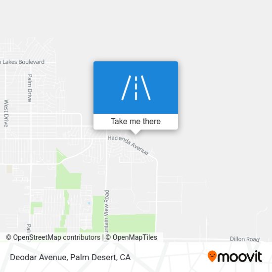 Mapa de Deodar Avenue