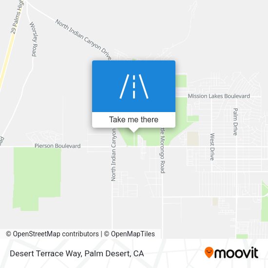 Desert Terrace Way map