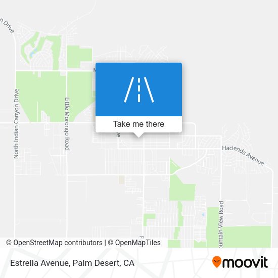 Estrella Avenue map