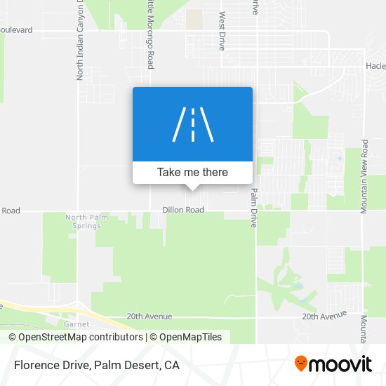 Florence Drive map