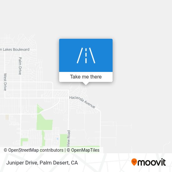 Juniper Drive map