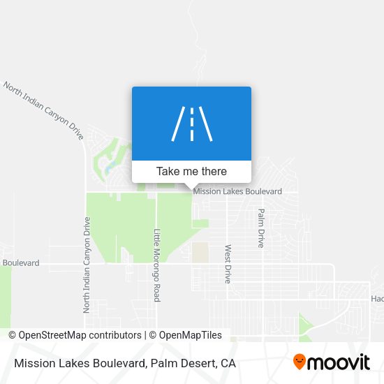 Mapa de Mission Lakes Boulevard