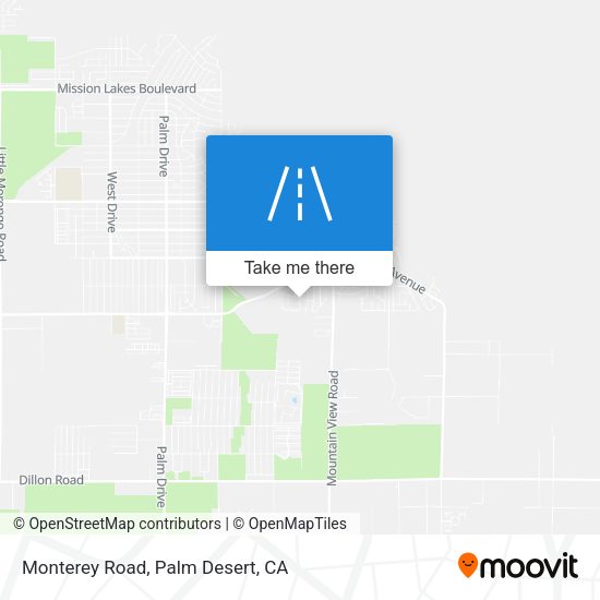 Monterey Road map