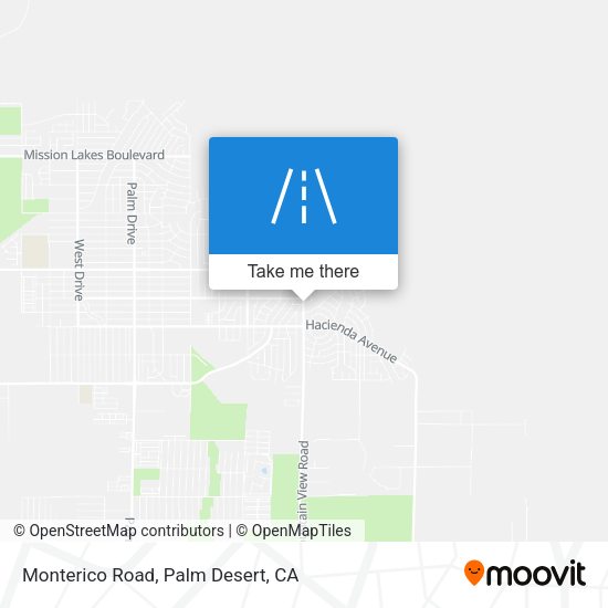 Monterico Road map