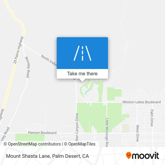 Mount Shasta Lane map