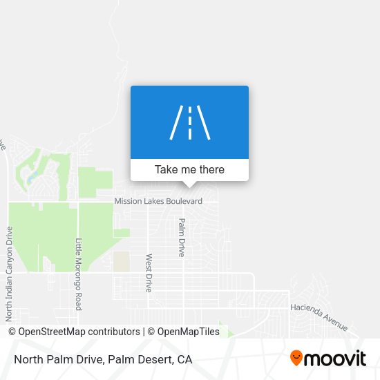 Mapa de North Palm Drive