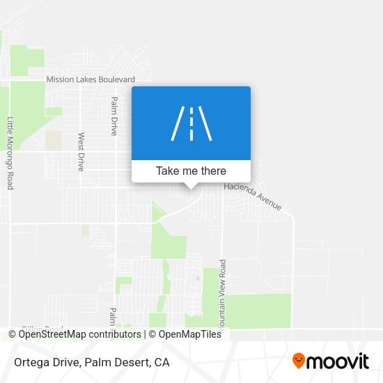 Mapa de Ortega Drive