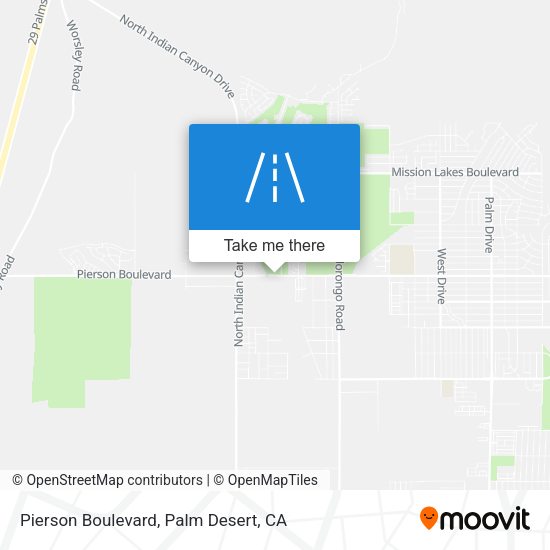 Pierson Boulevard map