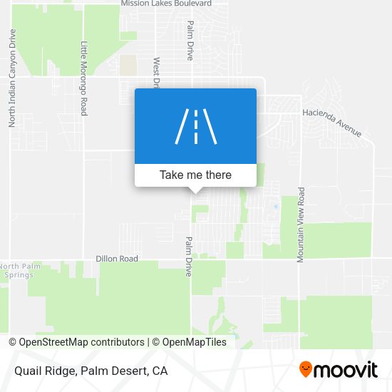 Quail Ridge map