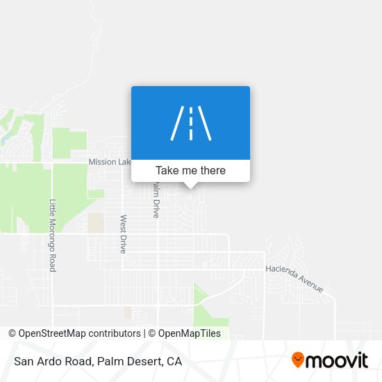 San Ardo Road map