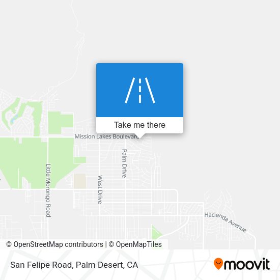 Mapa de San Felipe Road