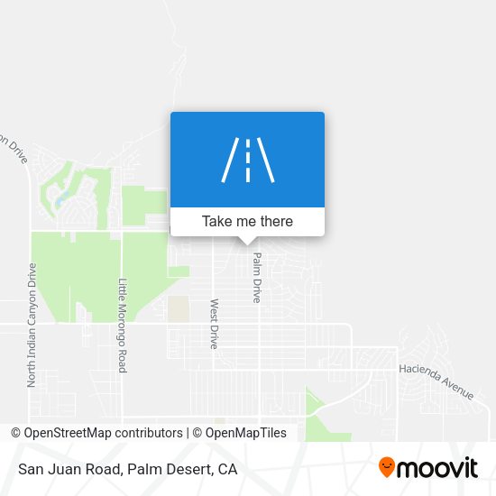San Juan Road map
