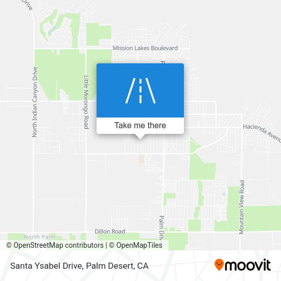 Mapa de Santa Ysabel Drive