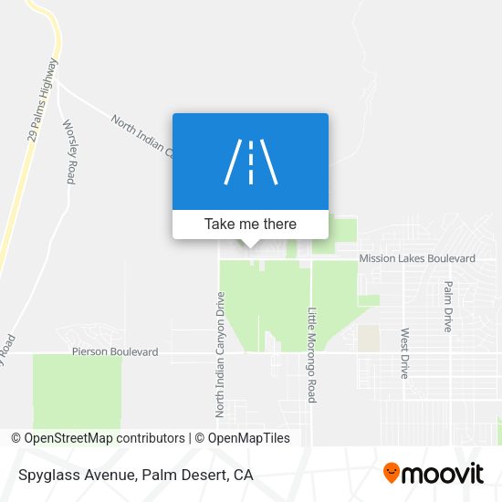 Spyglass Avenue map