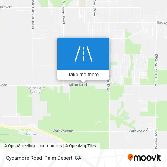 Sycamore Road map